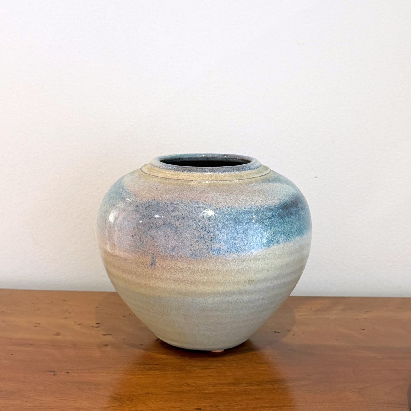 Light Blue Ceramic Vase