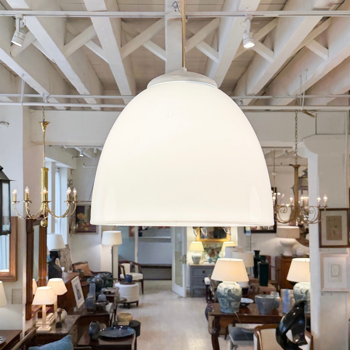 Opaline Glass Pendant Lights