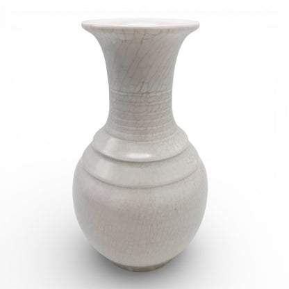 Off-White Stoneware Vase