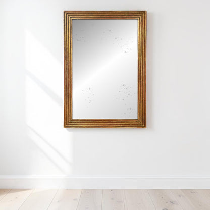 Antique French Directoire Giltwood Baguette Mirror