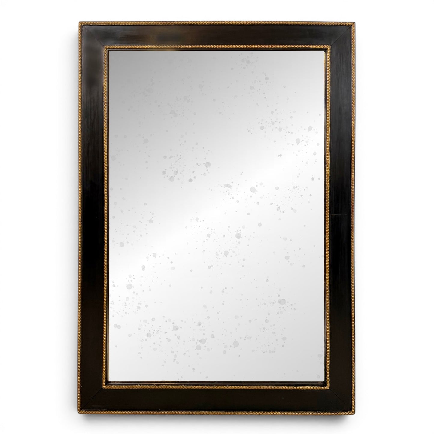 French Black and Gold Mirror, circa 1950
