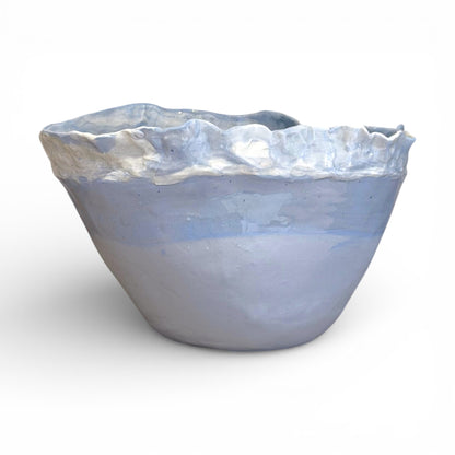 Two-toned Light Blue Porcelain Bowl