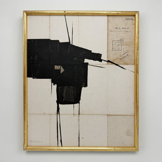 Abstract Painting on Canvas by Jean Marc Louis