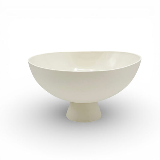 Handmade White Porcelain Compote