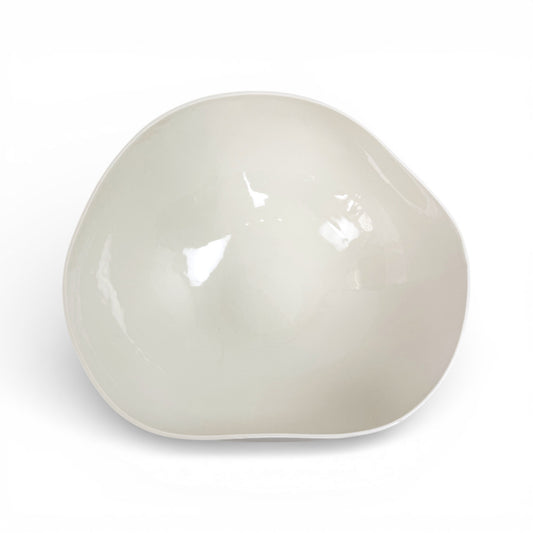 Handmade White Porcelain Compote