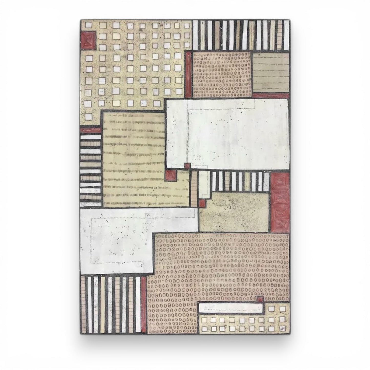 "Traveler" Mixed Media Collage by Athena Tasiopoulus