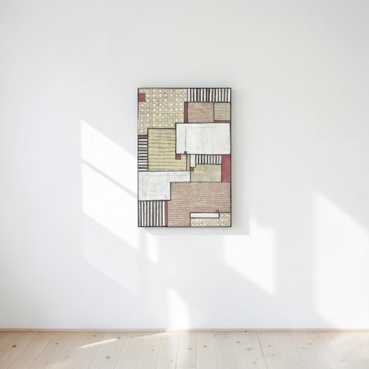 "Traveler" Mixed Media Collage by Athena Tasiopoulus