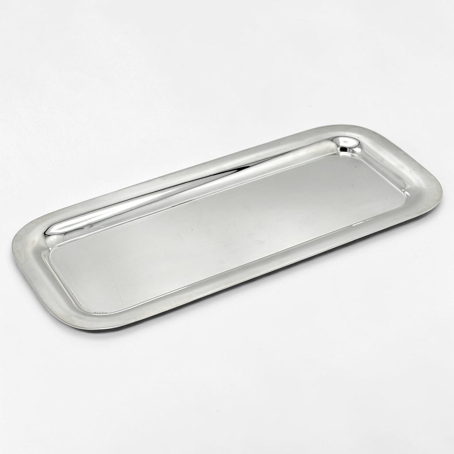Silver Plate Tray with Rounded Corners