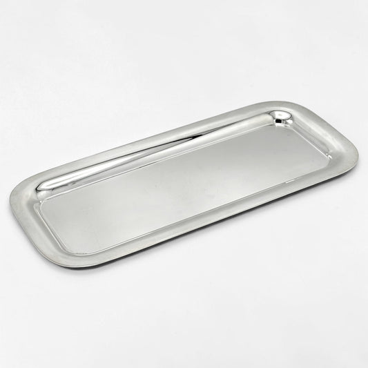 Silver Plate Tray with Rounded Corners