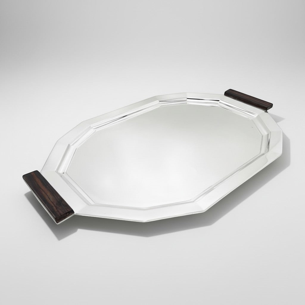 English Silver Plate Tray, circa 1940