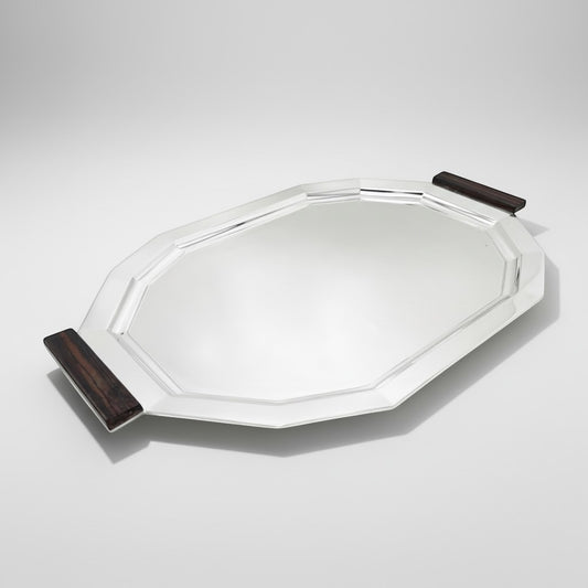 English Silver Plate Tray, circa 1940