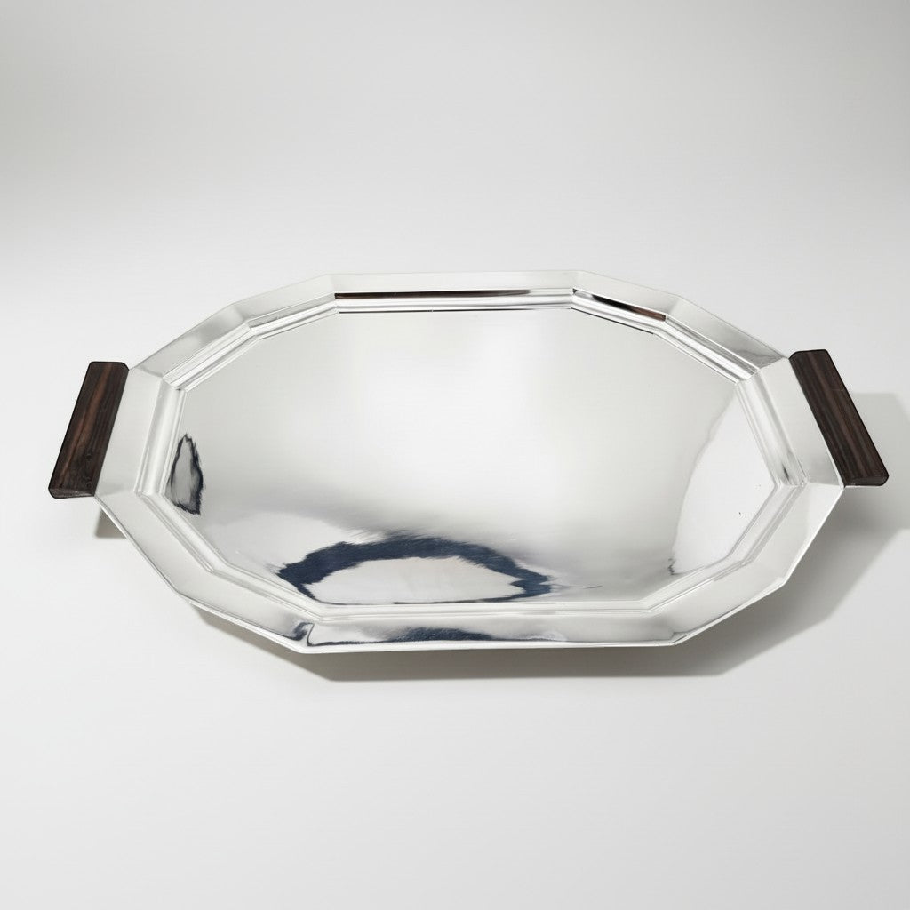 English Silver Plate Tray, circa 1940