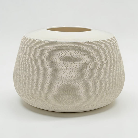 French Porcelain Textured Vase