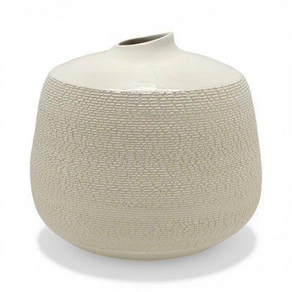French Porcelain Textured Vase