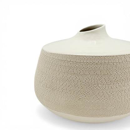 French Porcelain Textured Vase