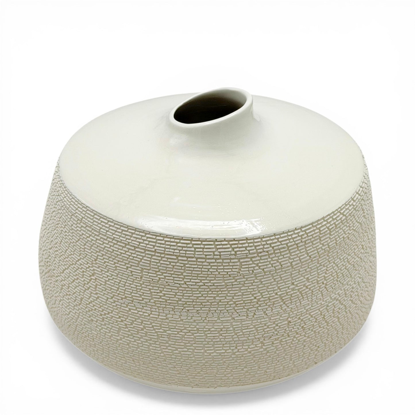 French Porcelain Textured Vase