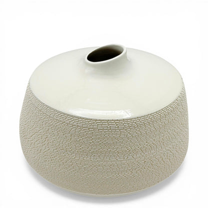French Porcelain Textured Vase