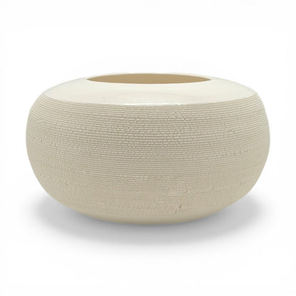 Round Porcelain Textured Vase