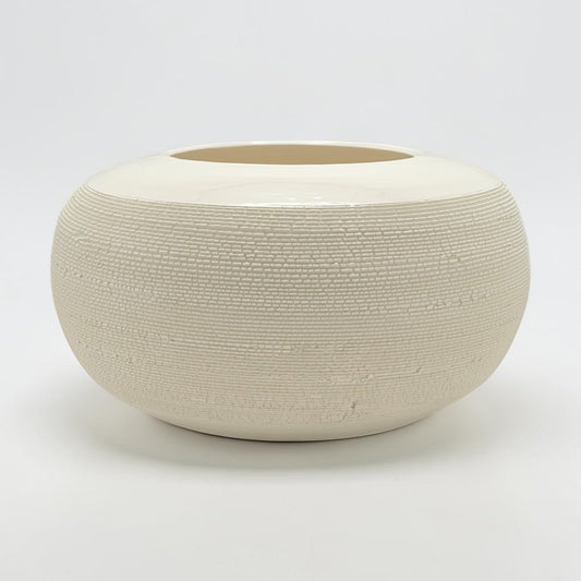 Round Porcelain Textured Vase