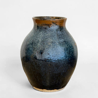 Vintage Blue Glaze Stonewrae Vase