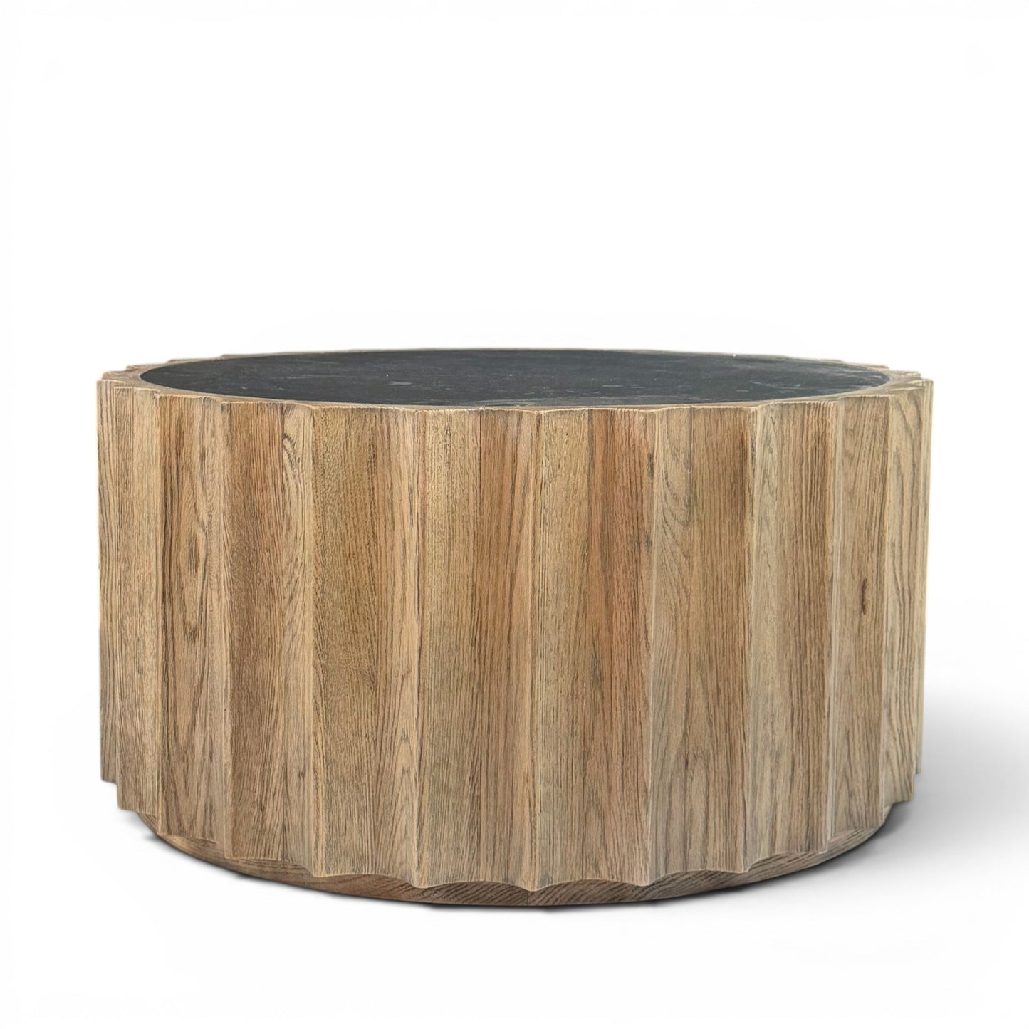 Circular Oak Table - Low