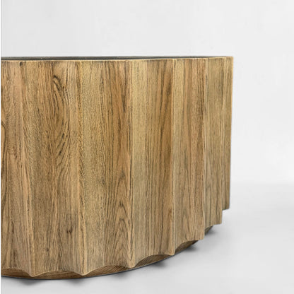 Circular Oak Table - Low