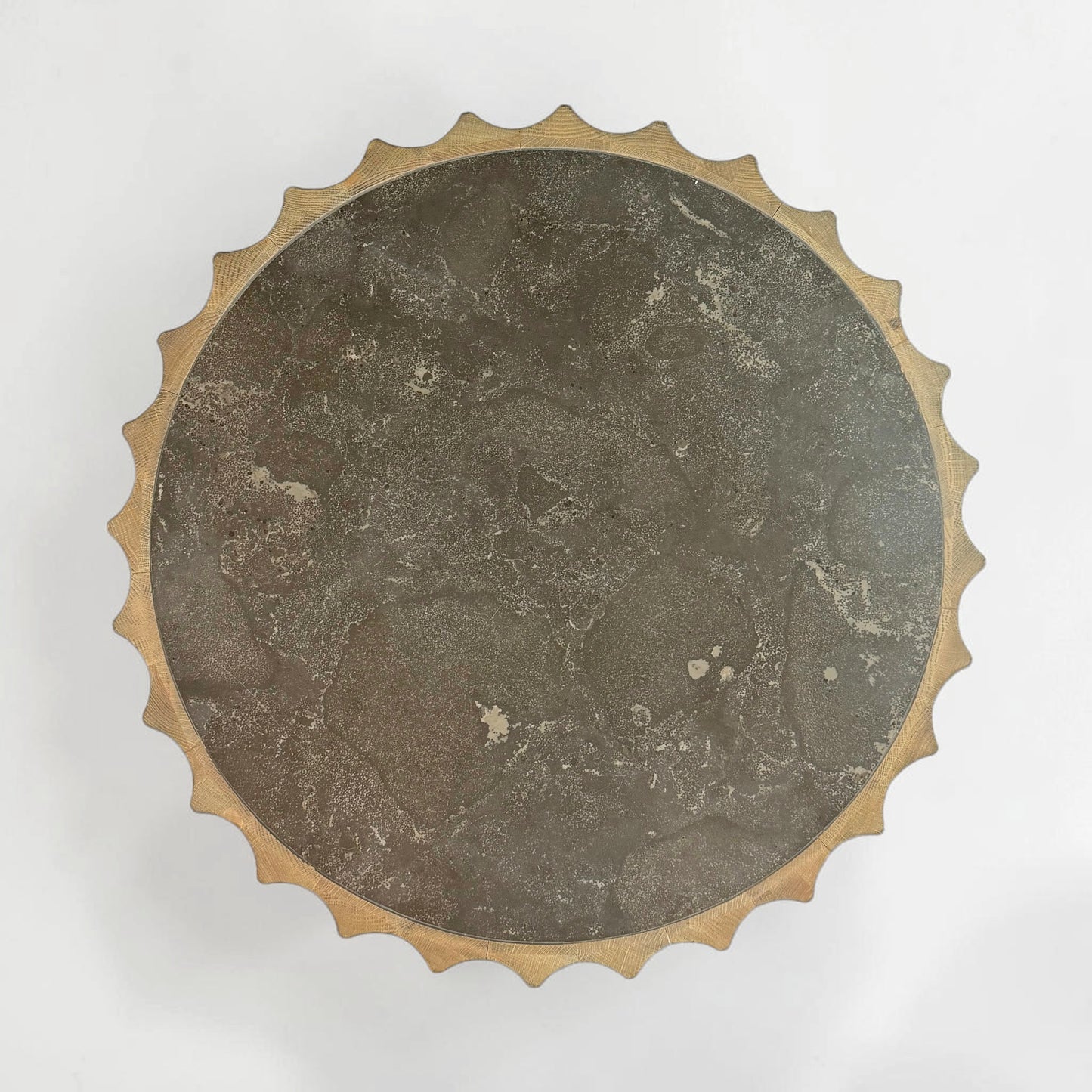 Circular Oak Table - Low