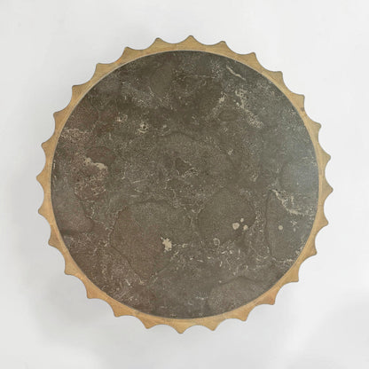 Circular Oak Table - Low