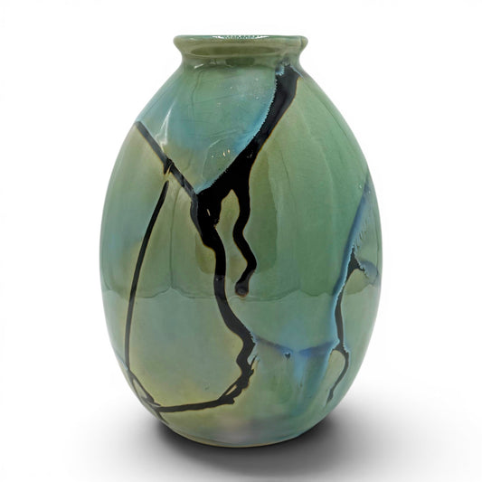 Handmade Green Glaze Vase
