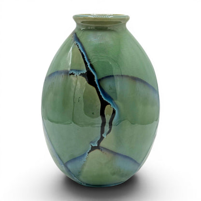 Handmade Green Glaze Vase