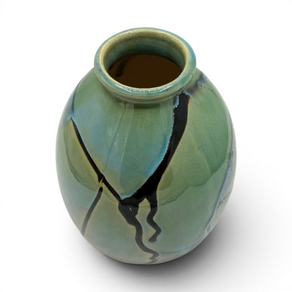 Handmade Green Glaze Vase
