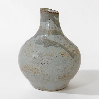 Blue-Gray Terra Cotta Vase