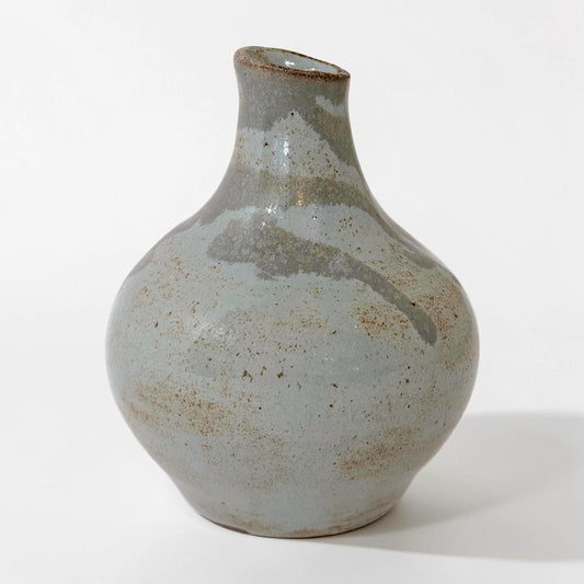 Blue-Gray Terra Cotta Vase