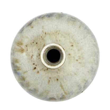 Handmade Drip Glazed Stoneware Vase