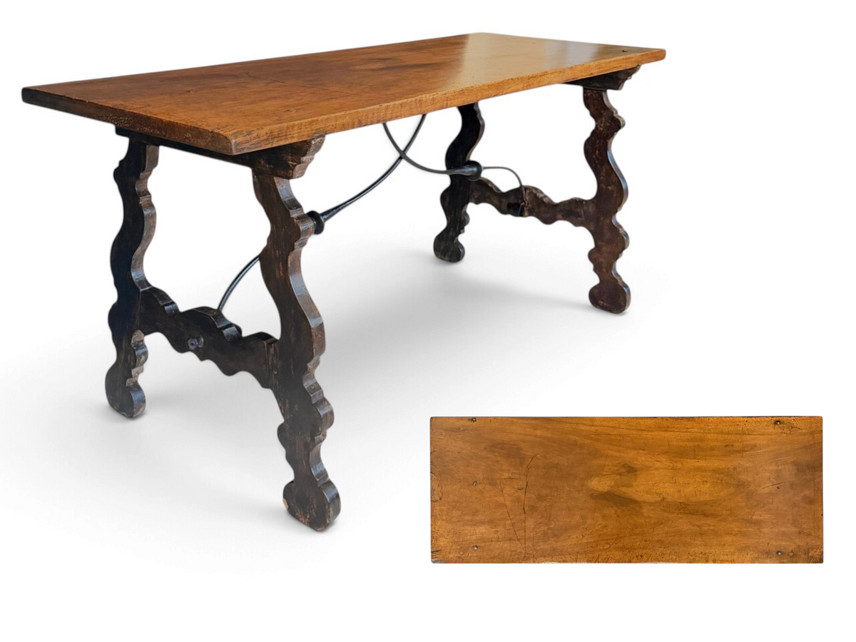 Spanish Baroque Style Trestle Table