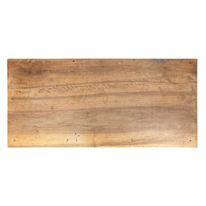 Three-Drawer Bleached Walnut Commode