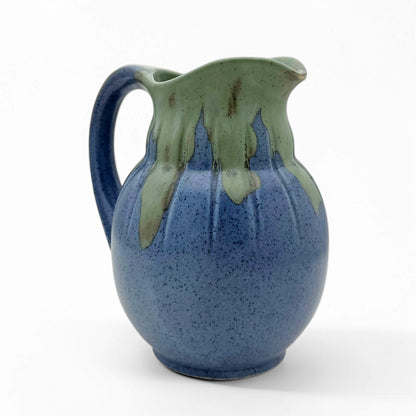 French Blue/Green Ceramic Pitcher