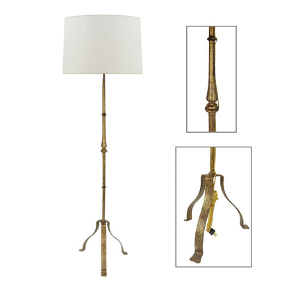 Spanish Gilt Iron Standing Lamp