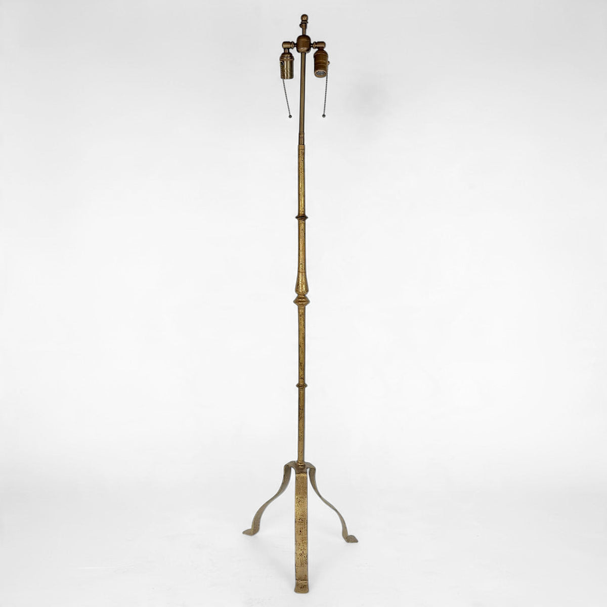 Spanish Gilt Iron Standing Lamp
