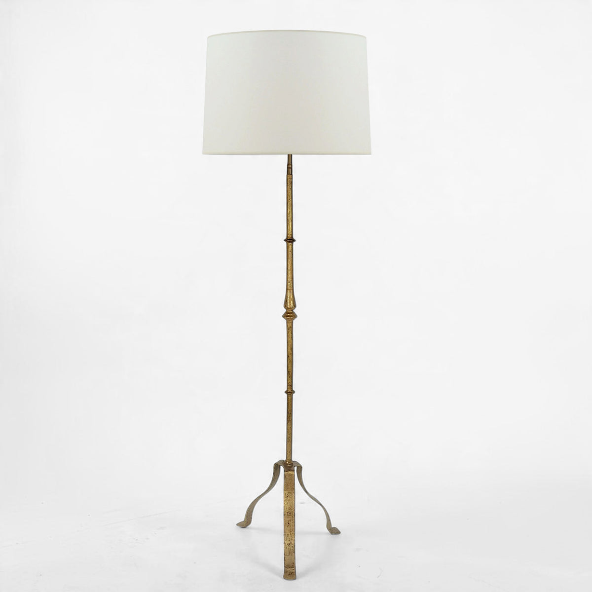 Spanish Gilt Iron Standing Lamp