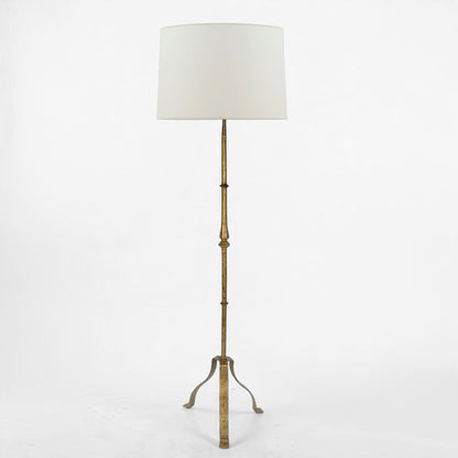 Spanish Gilt Iron Standing Lamp