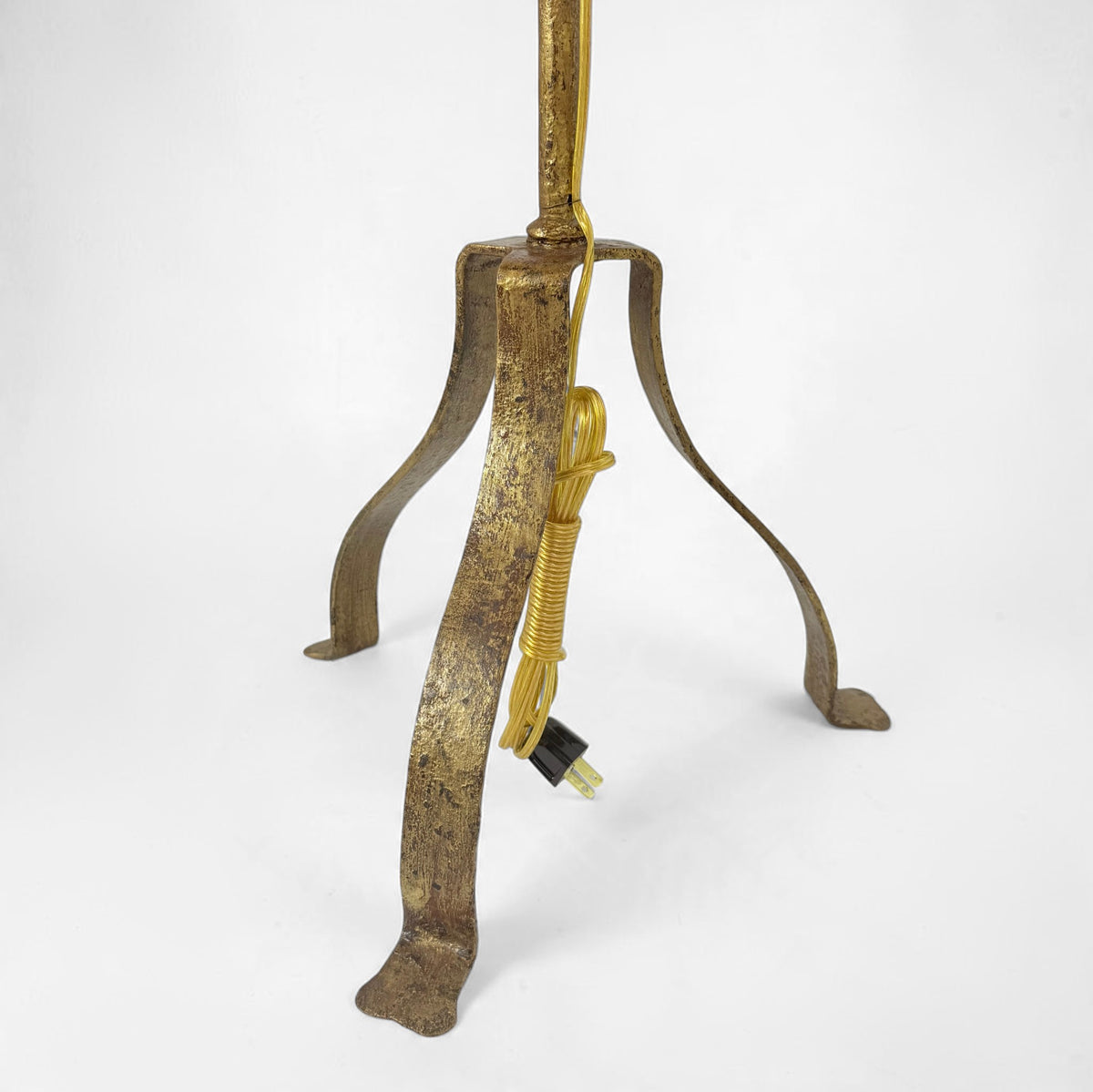 Spanish Gilt Iron Standing Lamp