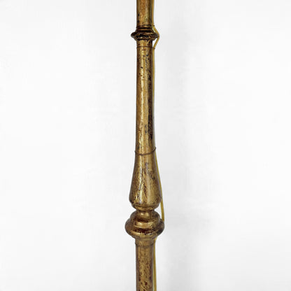 Spanish Gilt Iron Standing Lamp