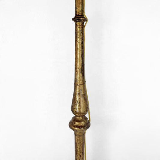 Spanish Gilt Iron Standing Lamp