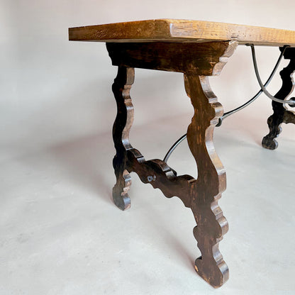 Spanish Baroque Style Trestle Table