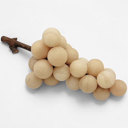 Vintage Beige Alabaster Grapes