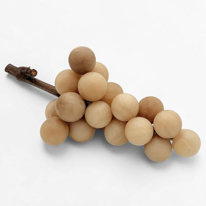 Vintage Beige Alabaster Grapes
