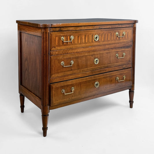 French Walnut Louis XVI Commode