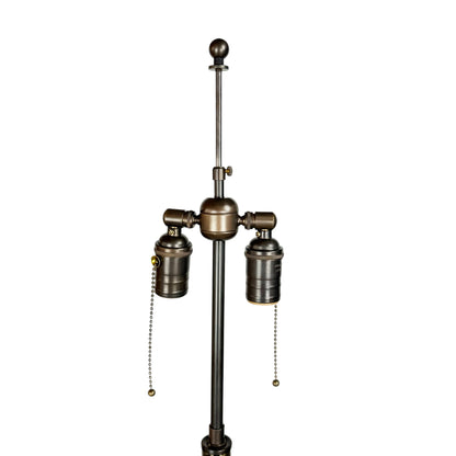 Spanish Textured Steel Standing Lamp, 1960s