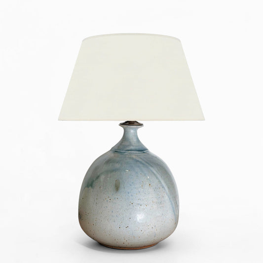 Light Blue Ceramic Table Lamp